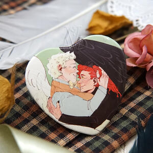 Good Omens Button